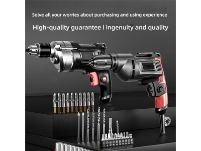 220V 50Hz Impact Drill 0-3000 R/min High Rotation Speed Corded Electric Drill Tool Max 13mm Chuck Controllable Speed 780W 1420