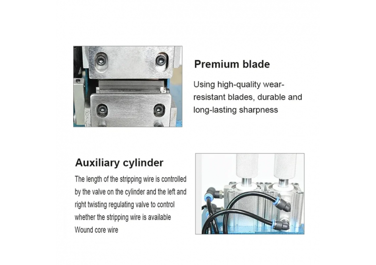 3F Pneumatic Stripping Machine Multi core Wire Stripping Machine Peeling tool 220V/110V 1420