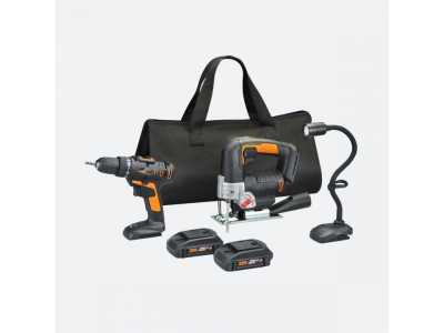 20V DRILL JIGSAW WITH FLEX LIGHT