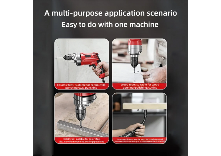 220V 50Hz Impact Drill 0-3000 R/min High Rotation Speed Corded Electric Drill Tool Max 13mm Chuck Controllable Speed 780W 1420